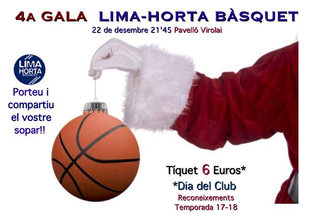 4a Gala Lima-Horta Bàsquet